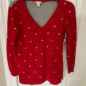 JCrew Red Sweater